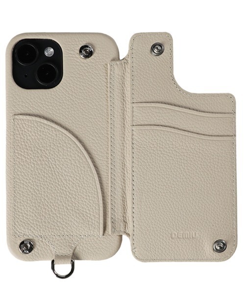 DEMIU（デミュウ）の「BALLON iPhone15シリーズ（スマホケース/カバー・レディース・ライトブルー/カーキブラウン/グリーン/ライトグレー/ダークブルー/ライトピンク/オレンジ系その他/ブラック・FREE）」の17枚目の写真