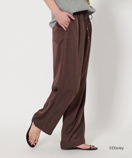 BEAUTY&YOUTH UNITED ARROWS（ビューティーアンドユースユナイテッドアローズ）の「サテンドロースト ワイド パンツ 2（その他パンツ・レディース・ダークグレー/ベージュ/ダークブラウン/ライトブルー・XS/S/M/L）」の12枚目の写真