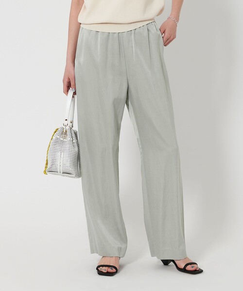 BEAUTY&YOUTH UNITED ARROWS（ビューティーアンドユースユナイテッドアローズ）の「サテンドロースト ワイド パンツ 2（その他パンツ・レディース・ダークグレー/ベージュ/ダークブラウン/ライトブルー・XS/S/M/L）」の22枚目の写真