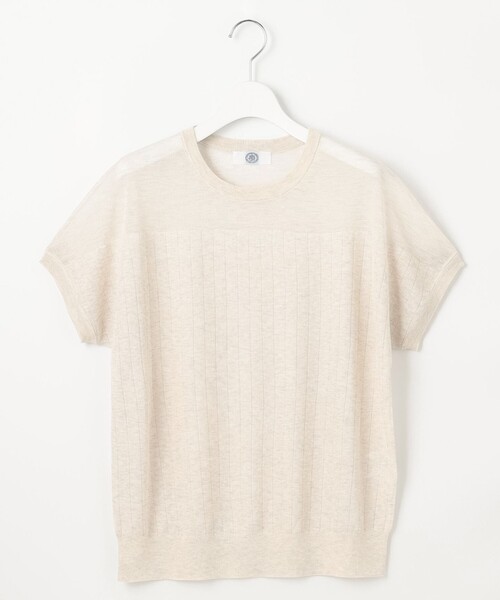 J.PRESS(ジェイプレス)の「【WEB限定カラーあり・洗える】Vis/Peスパーク ストライプ ニット(ニット/セーター・レディース・ブラウン系/ライトグレー系/ダークブラウン系/アイボリー系/イエロー系・T15/T13)」の15枚目の写真