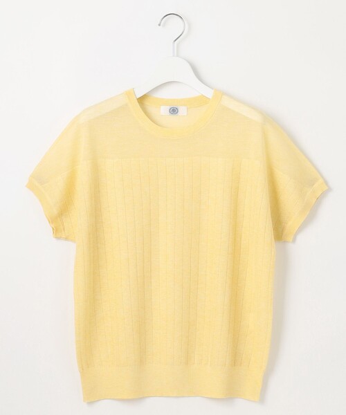 J.PRESS(ジェイプレス)の「【WEB限定カラーあり・洗える】Vis/Peスパーク ストライプ ニット(ニット/セーター・レディース・ブラウン系/ライトグレー系/ダークブラウン系/アイボリー系/イエロー系・T15/T13)」の12枚目の写真