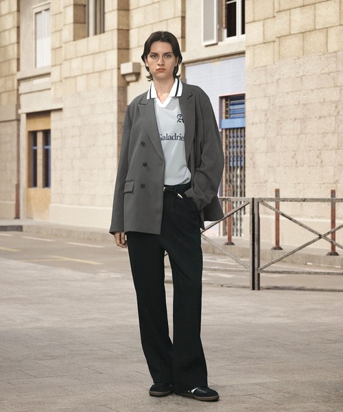 ENDER PRODUCTS（エンダープロダクツ）の「【セットアップ】ダブルブレストテーラードジャケット＋タックワイドスラックスパンツ【ENDER PRODUCTS/エンダープロダクツ】（セットアップ・メンズ・ブラック/チャコールグレー/グレイッシュベージュ・M/L）」の15枚目の写真