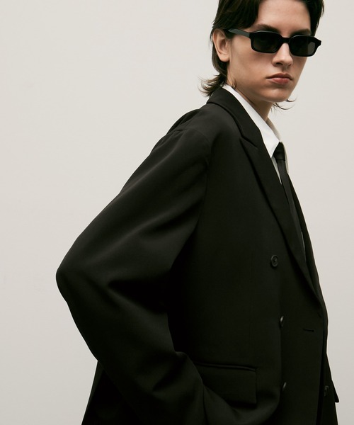 ENDER PRODUCTS（エンダープロダクツ）の「【セットアップ】ダブルブレストテーラードジャケット＋タックワイドスラックスパンツ【ENDER PRODUCTS/エンダープロダクツ】（セットアップ・メンズ・ブラック/チャコールグレー/グレイッシュベージュ・M/L）」の16枚目の写真