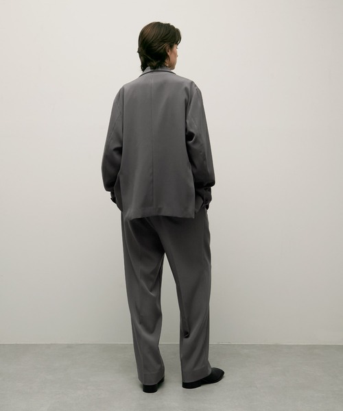 セール】【セットアップ】ダブルブレストテーラードジャケット＋タック