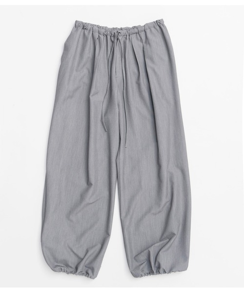 MAISON SPECIAL（メゾンスペシャル）の「Drawstring Wide Easy Pants/ドローストリングワイドイージーパンツ■セットアップ対応■（スラックス・レディース・ブラック/グレー・38/36）」の19枚目の写真