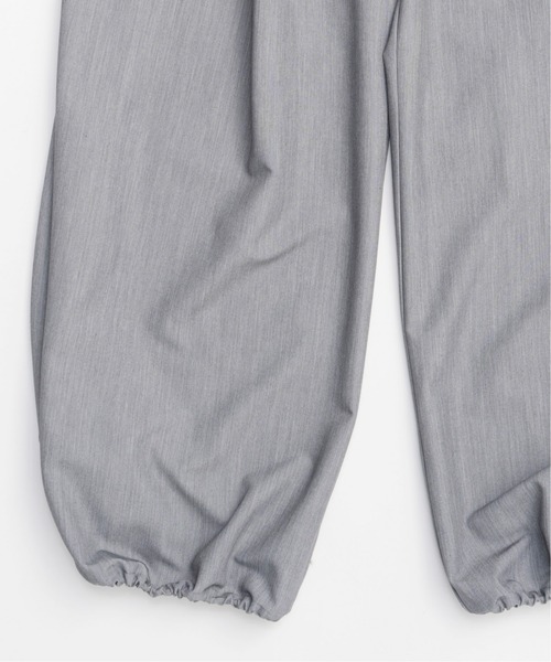 MAISON SPECIAL（メゾンスペシャル）の「Drawstring Wide Easy Pants/ドローストリングワイドイージーパンツ■セットアップ対応■（スラックス・レディース・ブラック/グレー・38/36）」の22枚目の写真