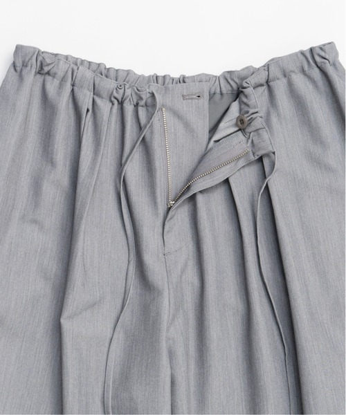 MAISON SPECIAL（メゾンスペシャル）の「Drawstring Wide Easy Pants/ドローストリングワイドイージーパンツ■セットアップ対応■（スラックス・レディース・ブラック/グレー・38/36）」の21枚目の写真