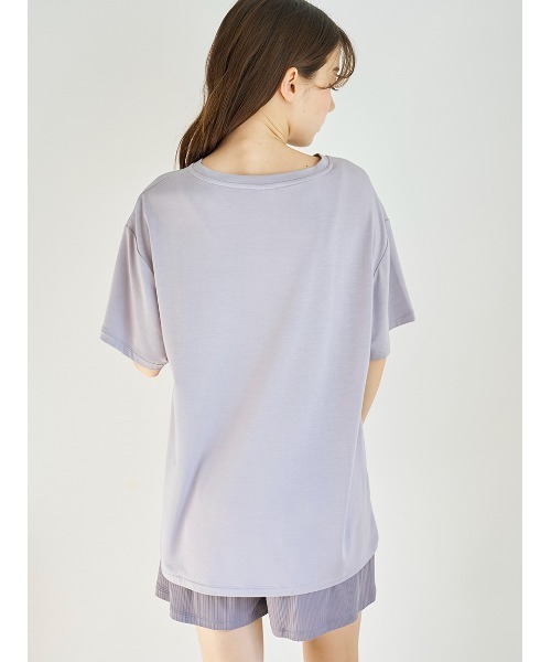 gelato pique（ジェラートピケ）の「【接触冷感】ロゴTシャツ&リブ