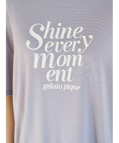 gelato pique（ジェラートピケ）の「【接触冷感】ロゴTシャツ&リブ