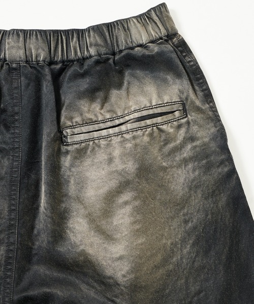 MIHARAYASUHIRO(ミハラヤスヒロ)の「【MIHARAYASUHIRO/ミハラヤスヒロ】AGED SHORTS(その他パンツ・メンズ・カーキ/ブラック・46/44)」の5枚目の写真