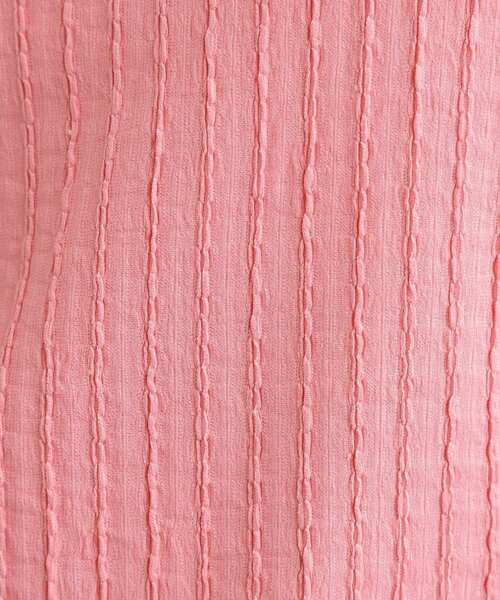 grove（グローブ）の「ジャカードハーフスリーブプルオーバー（Tシャツ/カットソー・レディース・オフホワイト/ピンク系/ブラック・01/02/03/04/05）」の4枚目の写真