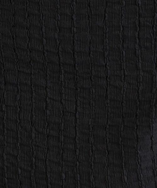 grove（グローブ）の「ジャカードハーフスリーブプルオーバー（Tシャツ/カットソー・レディース・オフホワイト/ピンク系/ブラック・01/02/03/04/05）」の8枚目の写真