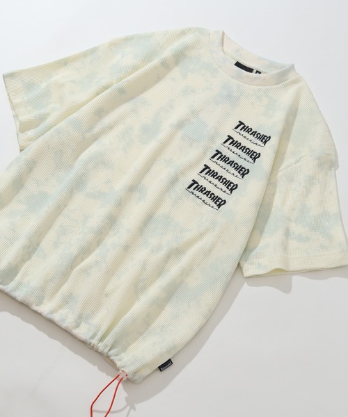 THRASHER(スラッシャー)の「【THRASHER/スラッシャー】タイダイ染め サーマル ファブリック半袖Tシャツ(Tシャツ/カットソー・メンズ・ブラウン系/ブラック系/ブルー・M/L/XL)」の7枚目の写真