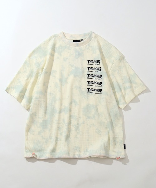 THRASHER(スラッシャー)の「【THRASHER/スラッシャー】タイダイ染め サーマル ファブリック半袖Tシャツ(Tシャツ/カットソー・メンズ・ブラウン系/ブラック系/ブルー・M/L/XL)」の5枚目の写真