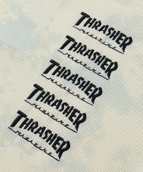 THRASHER(スラッシャー)の「【THRASHER/スラッシャー】タイダイ染め サーマル ファブリック半袖Tシャツ(Tシャツ/カットソー・メンズ・ブラウン系/ブラック系/ブルー・M/L/XL)」の6枚目の写真