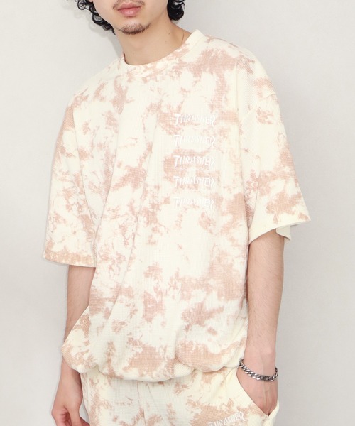 THRASHER(スラッシャー)の「【THRASHER/スラッシャー】タイダイ染め サーマル ファブリック半袖Tシャツ(Tシャツ/カットソー・メンズ・ブラウン系/ブラック系/ブルー・M/L/XL)」の19枚目の写真