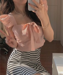 Bibiy. フリルピンクキャミソール　新品未使用 TOPS｜Bibiy.