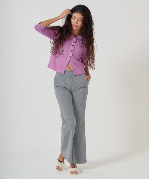 TINA：JOJUN（ティーナジョジュン）の「チュール フリルミュール TINA：JOJUN（サンダル・レディース・ピンクベージュ/アイボリー・S/M/L）」の5枚目の写真