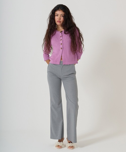 TINA：JOJUN（ティーナジョジュン）の「チュール フリルミュール TINA：JOJUN（サンダル・レディース・ピンクベージュ/アイボリー・S/M/L）」の6枚目の写真