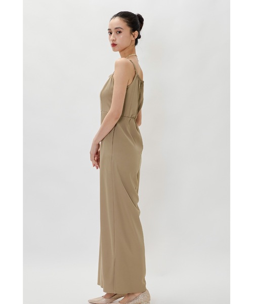 【新品】フリルオールインワンパンツ 2点セットボレロ パンツドレス 結婚式 niana（ニアナ）の「フリルオールインワンパンツ 2点セット ビスチェ