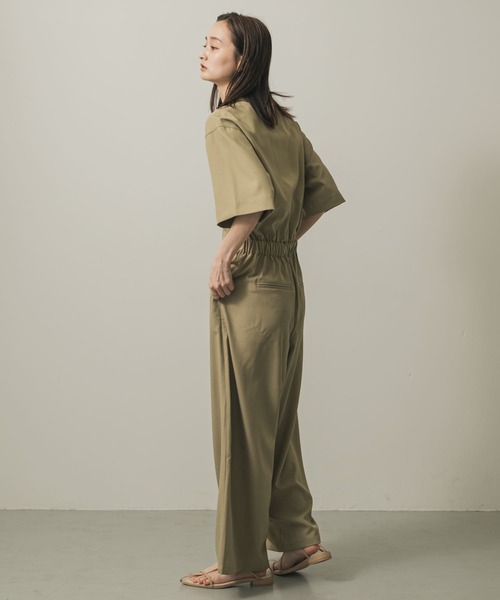 セール】ハーフスリーブジャンプスーツ（サロペット