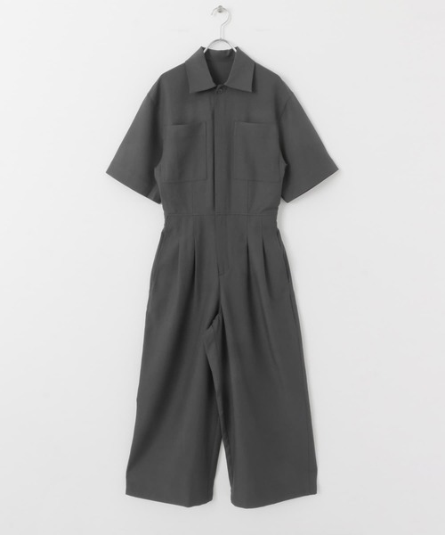 美品⭐︎ETRE TOKYO　ハーフスリーブジャンプスーツ　22SS　リネン 美品⭐︎ETRE TOKYO ハーフスリーブジャンプスーツ 22SS リネン