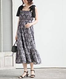 美品　PSポールスミス　ニット切替え　ペイズリー柄　ワンピース　黒　M ワンピース（ブラック/黒色系・ペイズリー柄）ファッション通販