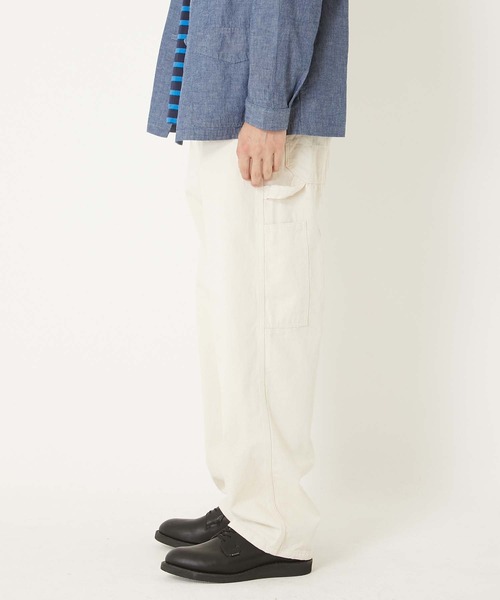 BLUE BLUE(ブルーブルー)の「カラーデニム ペインターパンツ(デニムパンツ・メンズ・ナチュラル/ダークグリーン/マスタード・SMALL/MEDIUM/LARGE/X-LARGE)」の11枚目の写真