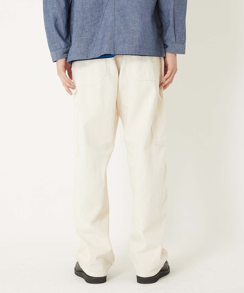 BLUE BLUE(ブルーブルー)の「カラーデニム ペインターパンツ(デニムパンツ・メンズ・ナチュラル/ダークグリーン/マスタード・SMALL/MEDIUM/LARGE/X-LARGE)」の10枚目の写真