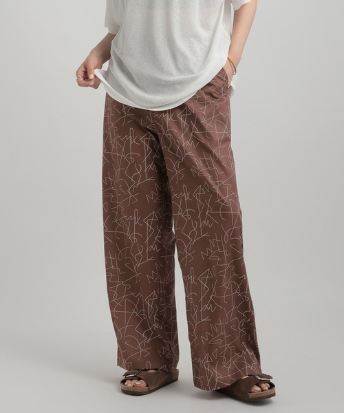 GEORGE'S(ジョージズ)の「ソウガラプリントパンツ(その他パンツ・レディース・ブラック/オフホワイト/ブラウン・SMALL/MEDIUM)」の3枚目の写真