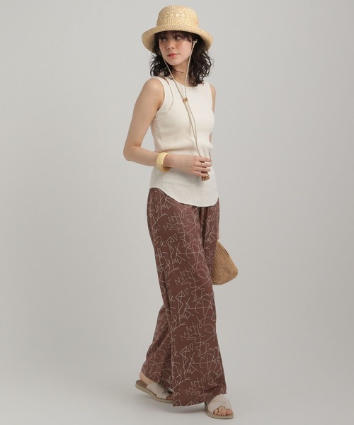 GEORGE'S(ジョージズ)の「ソウガラプリントパンツ(その他パンツ・レディース・ブラック/オフホワイト/ブラウン・SMALL/MEDIUM)」の9枚目の写真