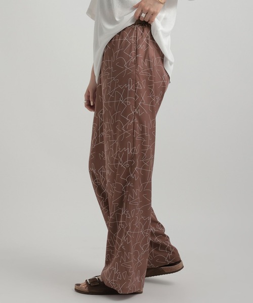 GEORGE'S(ジョージズ)の「ソウガラプリントパンツ(その他パンツ・レディース・ブラック/オフホワイト/ブラウン・SMALL/MEDIUM)」の12枚目の写真