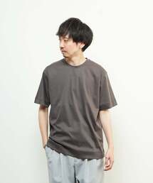 マーセライズドスムースクルーネックTシャツ