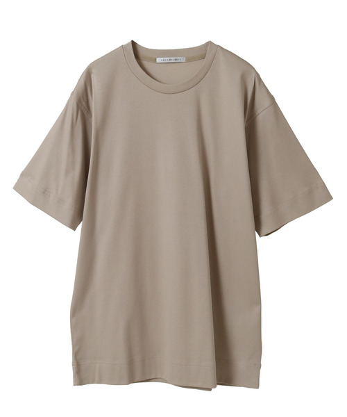 MEN'S MELROSE（メンズメルローズ）の「マーセライズドスムースクルーネックTシャツ（Tシャツ/カットソー・メンズ・グレー/ホワイト/ベージュ・2/3/4）」の19枚目の写真