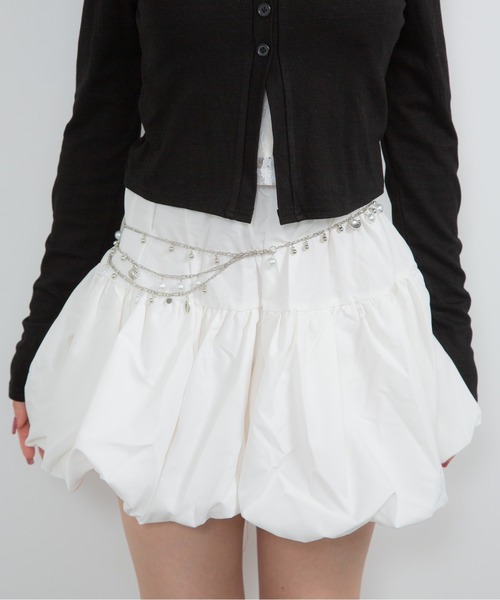 TONE SELECT GOODS(トーンセレクトグッズ)の「【Peony/ピオニー】/モチーフ パール マルチベルトチェーン(ベルト・レディース・シルバー・FREE)」の7枚目の写真