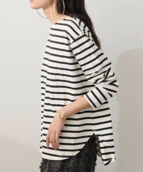 サイズ2 KAJA ボーダー ロングスリーブ Tシャツ havea-hgd-287_11.jpg