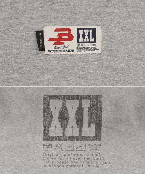 MASONPRINCE(メイソンプリンス)の「オーバーサイズ スプレー加工 バックプリント Tシャツ DT4320【MASONPRINCE】(Tシャツ/カットソー・メンズ・グレー・L/S/M/XL)」の12枚目の写真