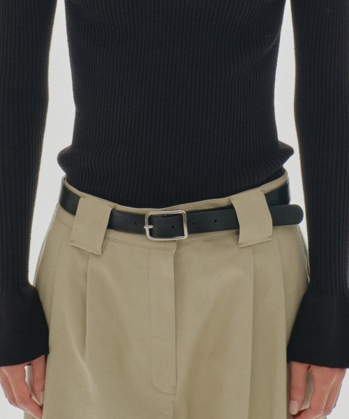 TODAYFUL(トゥデイフル)の「TODAYFUL Backle Leather Belt(ベルト・レディース・ブラック・FREE)」の9枚目の写真