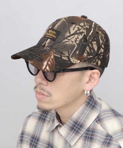 セール】リアルツリーカモ ロングバイザー キャップ つば長 深め