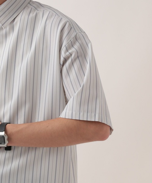 RAGEBLUE（レイジブルー）の「ラグイージー/オーバーサイズストライプシャツ（シャツ/ブラウス・メンズ・ライトブルー/グレー系その他・MEDIUM/LARGE）」の19枚目の写真