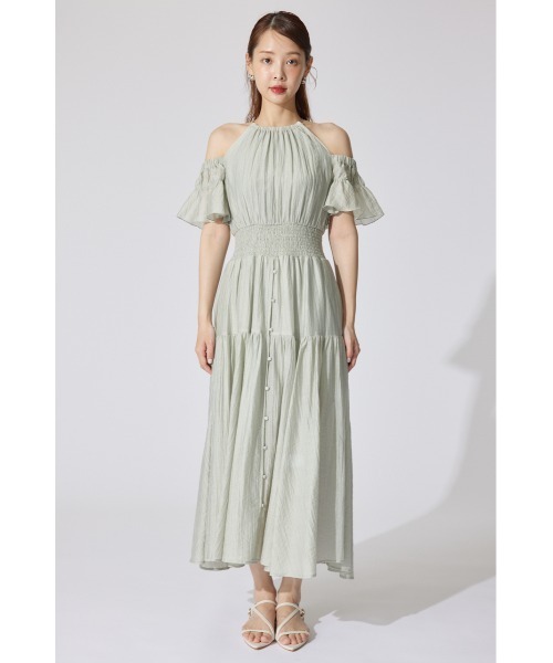 rienda（リエンダ）の「【AKB48 秋山由奈さん着用アイテム】2WAYホルターネックロンパース＆ワンピース 夏服（ワンピース・レディース・ライトグリーン/ブラック/ライトピンク/ホワイト・SMALL/MEDIUM）」の14枚目の写真