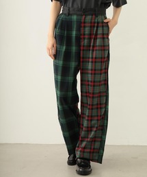 MILKFED. | COMBINATION PLAID PANTS(その他パンツ)
