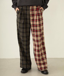 MILKFED. | COMBINATION PLAID PANTS(その他パンツ)