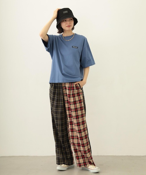 MILKFED.（ミルクフェド）の「COMBINATION PLAID PANTS（その他パンツ・レディース・ブラック/グリーン・ONE SIZE）」の11枚目の写真