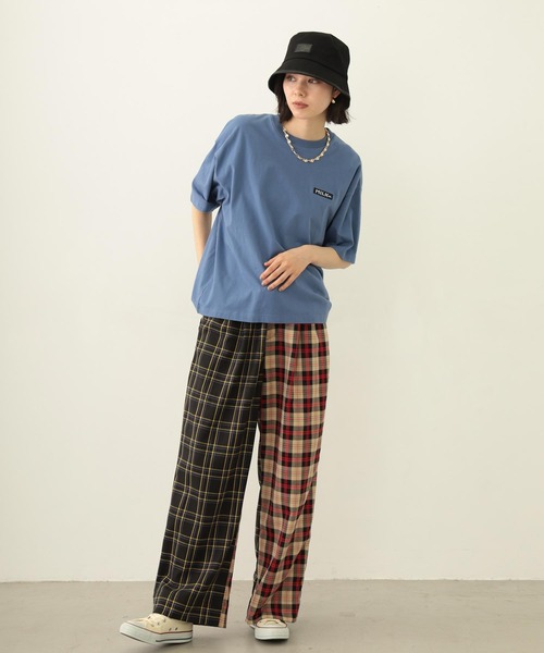 MILKFED.（ミルクフェド）の「COMBINATION PLAID PANTS（その他パンツ・レディース・ブラック/グリーン・ONE SIZE）」の12枚目の写真