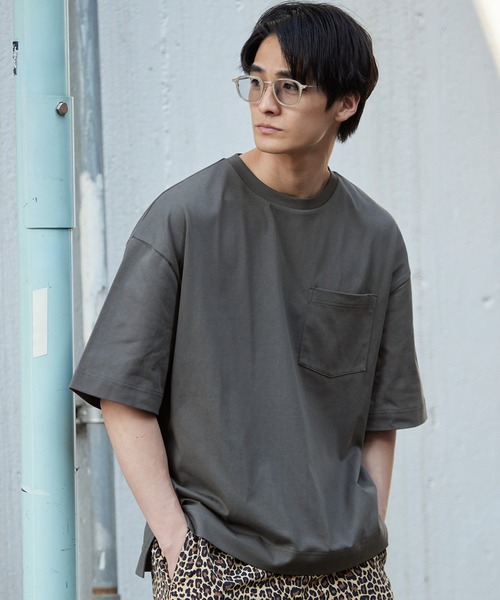 coca(coca)(コカ)の「度詰め天竺ヘビーウェイトTシャツ(Tシャツ/カットソー・メンズ・ホワイト/ベージュ/グレー/ブラック・M/L/XL)」の3枚目の写真