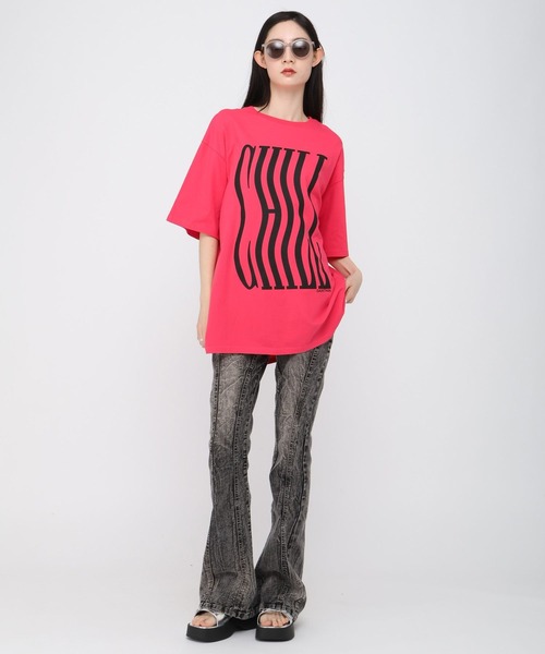 3.3 Field Trip （3.3フィールドトリップ）の「3.3 Field Trip／フレアデニム2（デニムパンツ・レディース・ブルー/ブラック・SMALL/MEDIUM）」の9枚目の写真