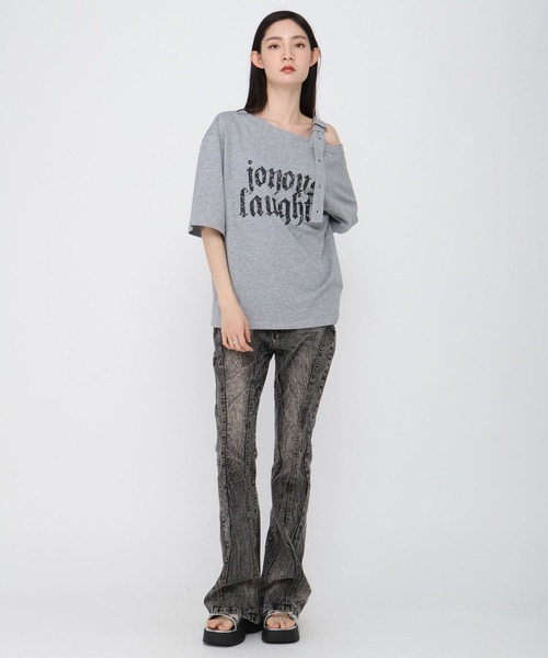 3.3 Field Trip （3.3フィールドトリップ）の「3.3 Field Trip／フレアデニム2（デニムパンツ・レディース・ブルー/ブラック・SMALL/MEDIUM）」の11枚目の写真