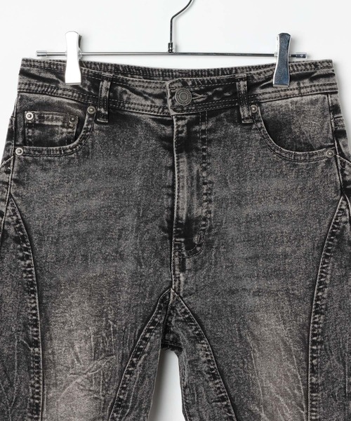 3.3 Field Trip （3.3フィールドトリップ）の「3.3 Field Trip／フレアデニム2（デニムパンツ・レディース・ブルー/ブラック・SMALL/MEDIUM）」の18枚目の写真