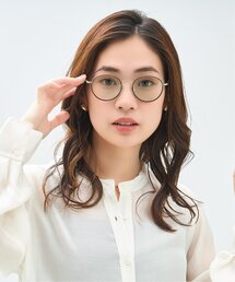 Zoff | 【きりまるさんコラボ】ボストン型 サングラス｜大きめ｜ユニセックス｜UVカット｜紫外線対策｜レディース｜うねうね 波型｜Zoff｜Kirimaru(サングラス)